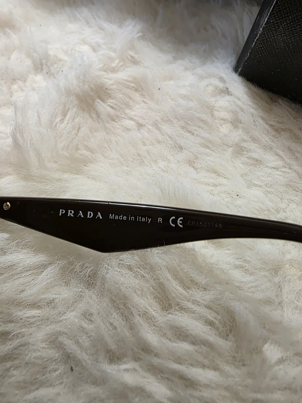 Prada Gold Frame Sunglasses with Brown Gradient Lenses